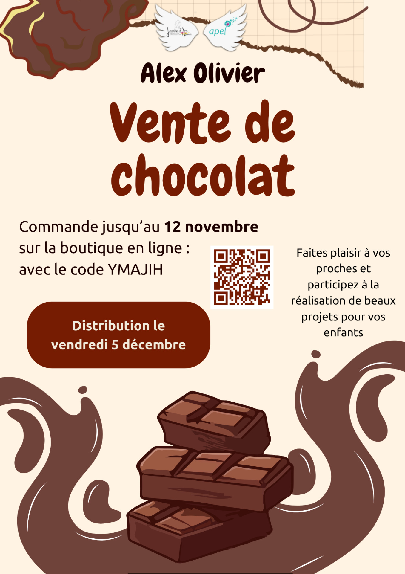 Vente de chocolats 2025