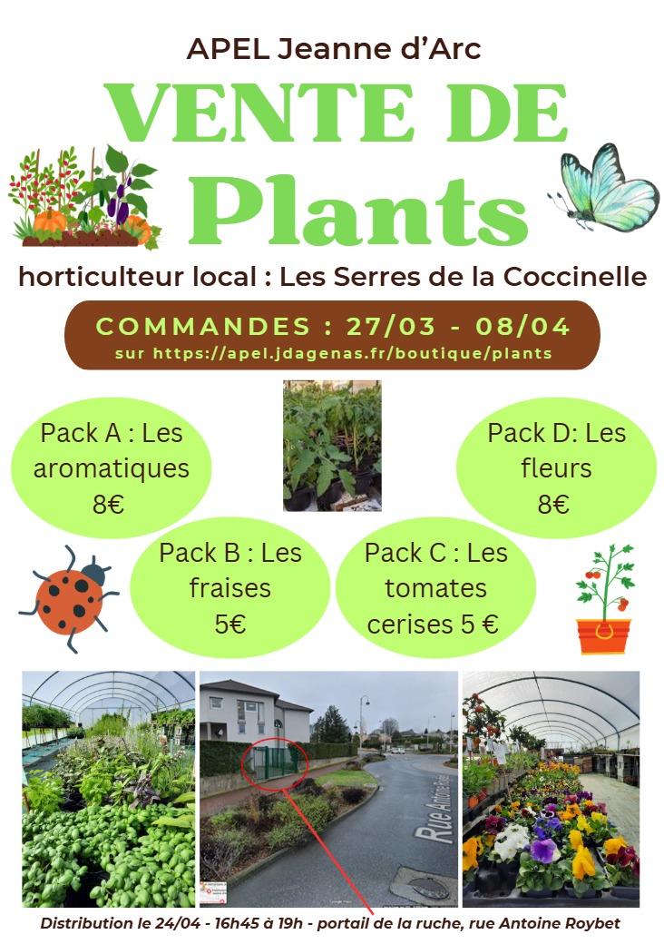 Ventes plants